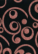 Black and rose patterned upholstery texture