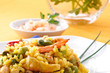 Paella, piatto tipico Spagnolo, close-up