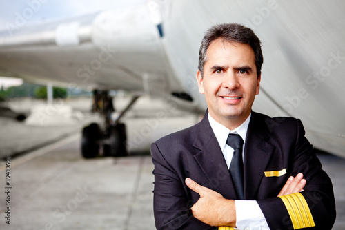 Photo: Airplane pilot Airplane pilot