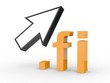 3D Domain fi mit Pfeil