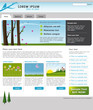 Web site design template