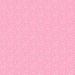 Soft White Swirls on Pink Woven Fabric