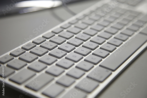 Photo: Tastatur von Apple mit weissen Tasten Tastatur von Apple mit weissen Tasten