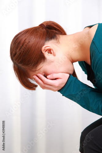 Photo: depressed woman depressed woman