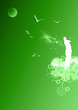 Abstract golf background