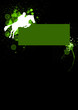 Background with jumping horse