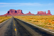 Highway 163 in Monument Valley Highway 163 in Monument Valley