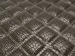 Alligator skin with stitched rectangles