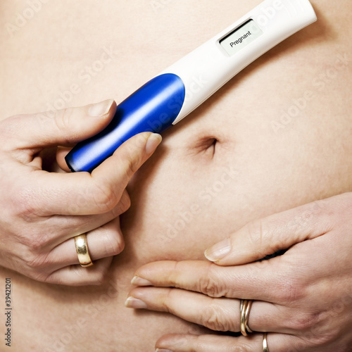 Photo: Positive pregnancy test Positive pregnancy test