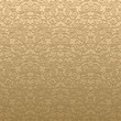 Seamless Damask Pattern 3D Gold