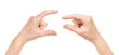 Measuring Hands Isolated