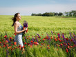 girl in field girl in field