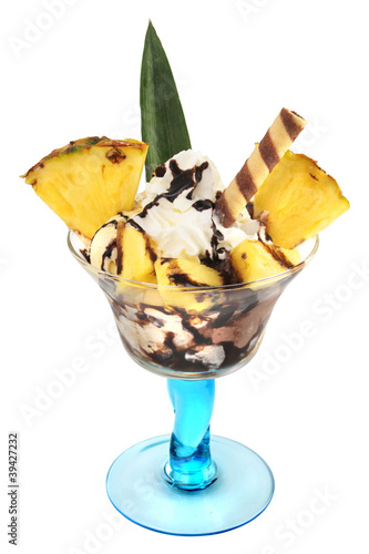 Photo: Ananas-Eisbecher Ananas-Eisbecher