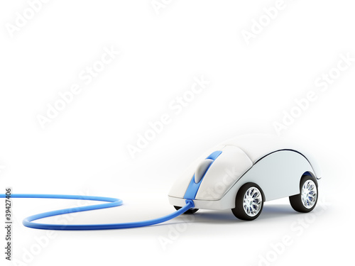 Photo: Computer mouse with wheels Computer mouse with wheels