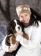 Foto: Puppy and girl Puppy and girl