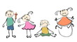 4 Kinder