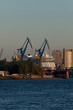 Kreuzfahrtschiff im Dock