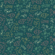 Seamless Bird Silhouette Pattern Seamless Bird Silhouette Pattern