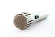 Wireless microphone focus on head body blur.