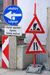 verkehrsschilder - baustelle