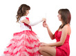 Mother with daughter