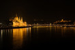 hungarian parliament in budapest at night, hungary hungarian parliament in budapest at night, hungary