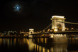 old bridge in budapest at night, hungary old bridge in budapest at night, hungary