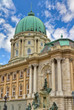 Buda castle dome and Matthias fountain, Budapest, Hungary Buda castle dome and Matthias fountain, Budapest, Hungary
