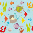 Vector: Marine pattern Marine pattern