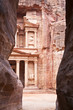 Facade of the Treasury - Al Khazneh - Petra - Jordan
