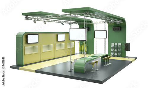 Illustration: Tradeshow stand Tradeshow stand