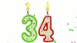 celebration number candles