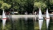 Remote controlled boats at Central Park, NYC