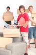 young people moving