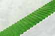 Green stairs