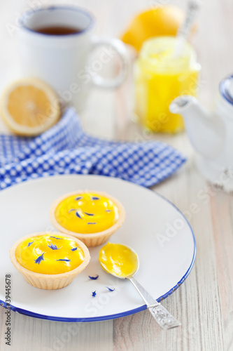 Photo: Lemon curd tartlets Lemon curd tartlets