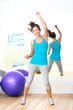 Gym aerobics zumba fitness dance instructor