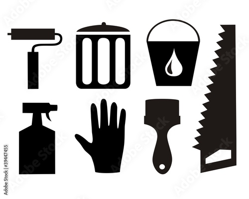 Vector: Repair and cleaning vector icon set Repair and cleaning vector icon set
