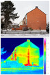 thermal imaging of row houses