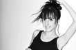 modern style dancer girl on studio background modern style dancer girl on studio background
