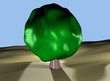 Un arbre style cartoon modélisé avec Blender