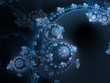 Abstraction of clockwork water, steampunk design Abstraction of clockwork water, steampunk design