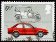 Motor Car Postage Stamp