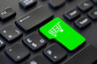 Touche clavier caddie vert