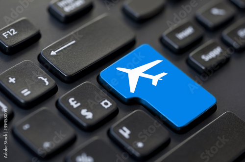 Photo: Touche clavier d'ordinateur avion Touche clavier d'ordinateur avion