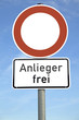Schild Einfahrt verboten