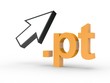 3D Domain pt mit Pfeil