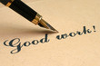 Good work