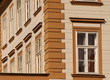 Architektonisch reizvolle  Fassade von einem altem Haus