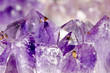 amethyst makro, Kristalllandschaft